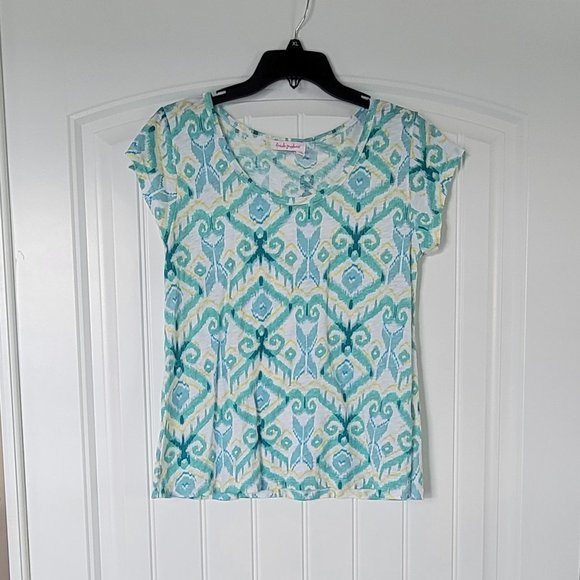 3 For $12 Bundle To Save Fresh Produce Ikat T-shirt S - Picture 1 of 3